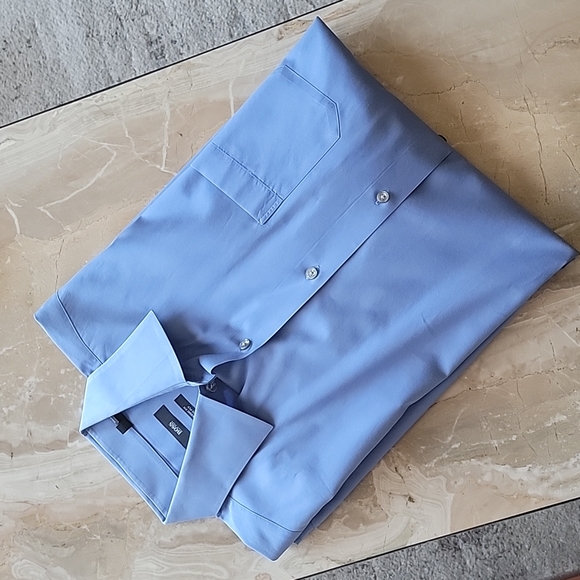 Hugo Boss Mens Dress Shirt, Sz 16 - Picture 4 of 11